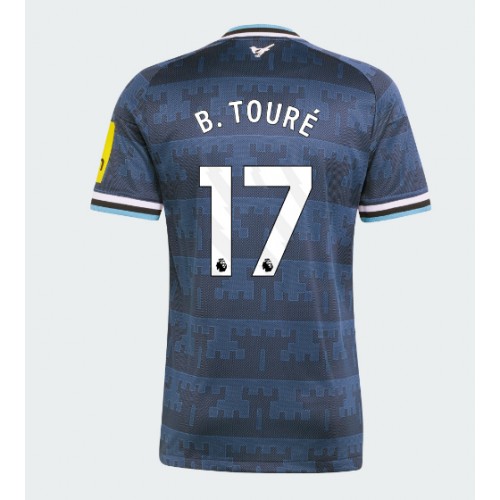 Newcastle United Bazoumana Toure #17 Vieraspaita 2026-27 Lyhythihainen